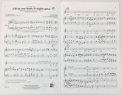 Lift Up Your Heads O Mighty Gates SATB Organ Sheet Music By Robert J. Powell