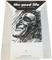 Sheet Music 1963 The Good Life Tony Bennett on Columbia Records Paris Music