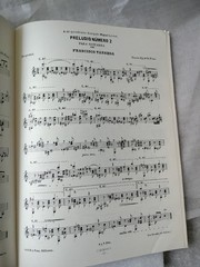 Fransisco Tarrega, 35 Preludes Original Classical Guitar Solo Sheet Music
