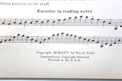 Moyer&rsquo;s Conservatory Method Ukulele Wm Stahl 1926 Vintage Instruction Music Book