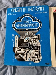 1957 Singing In The Rain Thats Entertainment 1983 La Cage Aux Folles Music Sheet