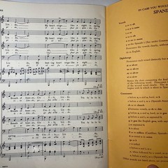 Vintage Songbook Sheet Music Spanish & Latin American Songs 1942 Krone Neil Kjos