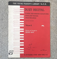 M. Witmark & Sons Young Pianist’s Library No.6-A Duet Recital Vol A