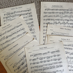 Antique 1918 Photoplay Motion Picture Sheet Music Silent Film Piano Violin lot