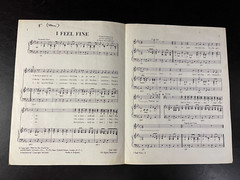 THE BEATLES -I FEEL FINE- SHEET MUSIC NORTHERN SONGS ENGLISH UK -3521