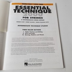 Essential Technique 2000 For Strings Essential Elements Book 3 Double Bass