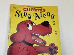 Song Book Clifford’s Sing Along Music For Voice Piano & Guitar 14 Songs