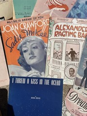 LOT OF 40 PIECES OF VINTAGE SHEET MUSIC 1920s TO 1940s