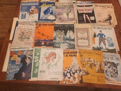 Lot of 220+ Antique Sheet Music Ranging 1920s 1930s 1940s Berlin
