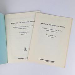 Solos For The Debutante Flutist & Piano Accompaniment Song Book Sheet Music B436
