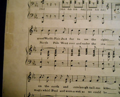 1904 Strolling On The Pike World&rsquo;s Fair Sheet Music George G. Zarn