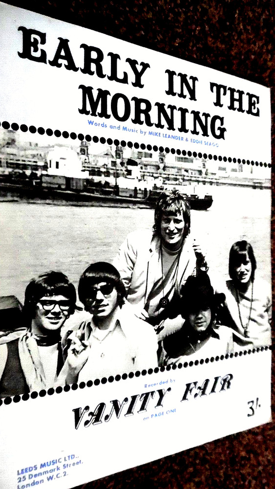 VANITY FAIR: EARLY IN THE MORNING (SHEET MUSIC)