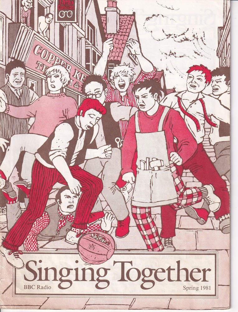 1981 Spring &lsquo;SINGING TOGETHER&rsquo; BBC schools Drawings: Sue Henry