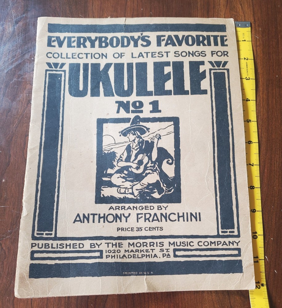 UKulele Anthony Francini MCMXXIV 1924 Antique