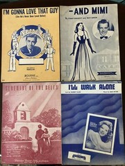 Vintage Sheet Music 80+ Pieces 1900&rsquo;s to 1940&rsquo;s