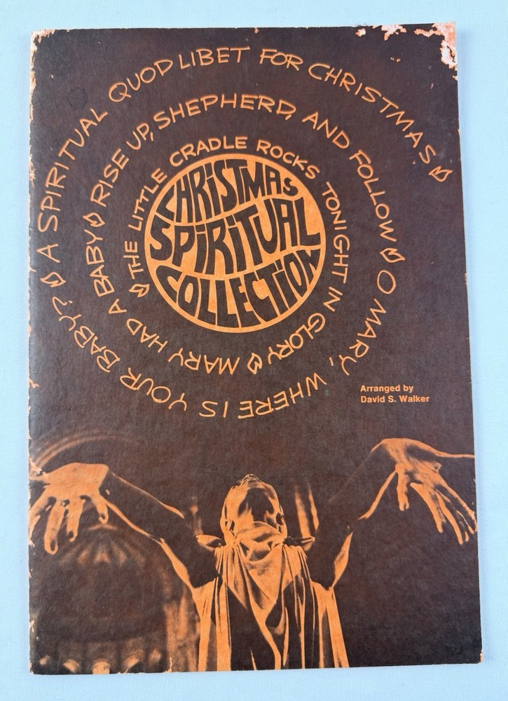 Christmas Spiritual Collection David S Walker 1973 Concordia Choral Music Book