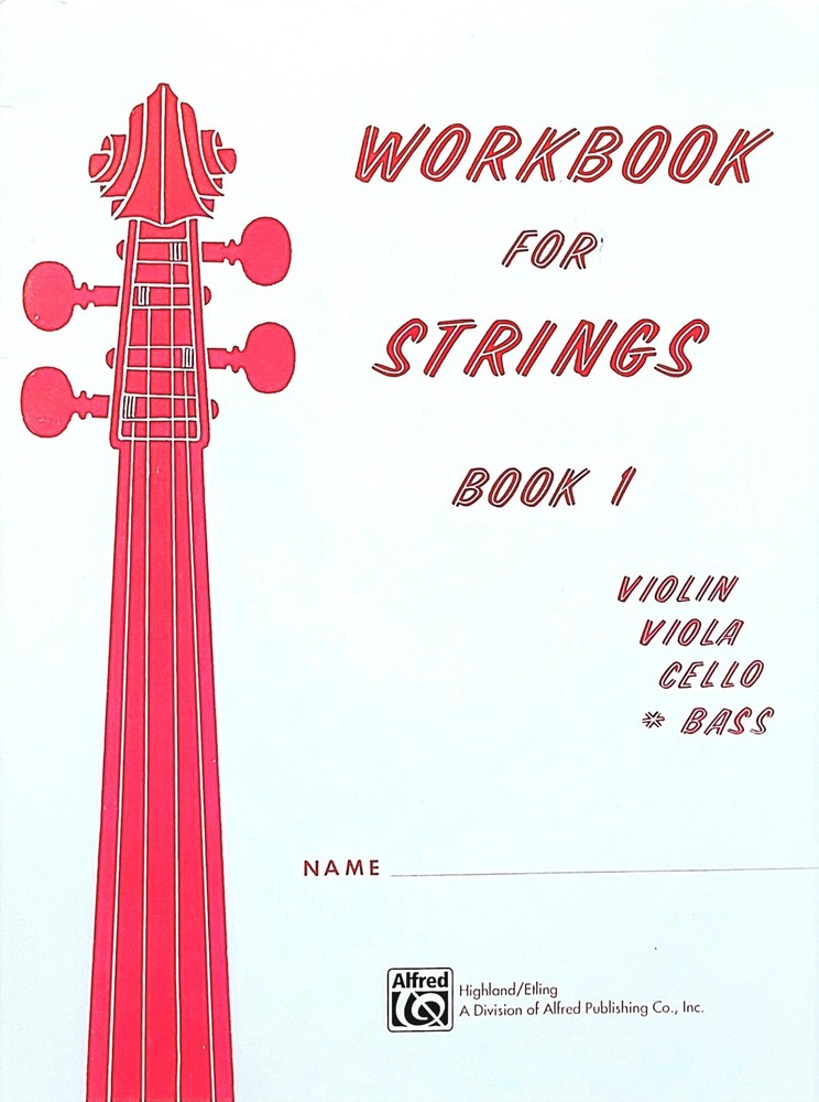 Workbook for Strings Book 1 String Bass – String Method Sheet Music