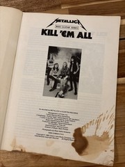Metallica Kill &lsquo;Em All Bass Guitar Tab Book & Lyrics