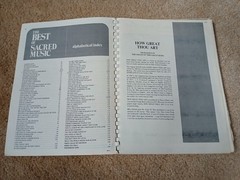 Lillenas Publishing Co. Best of Sacred Music Piano/Vocal Song Book Spiral 3671