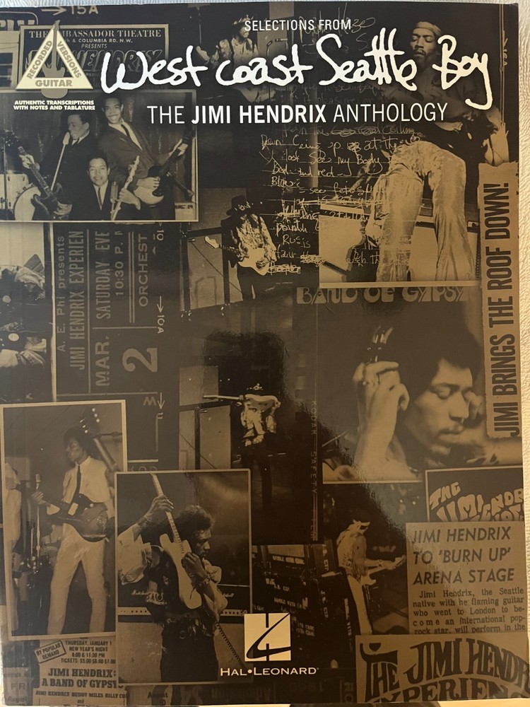 Jimi Hendrix – West Coast Seattle Boy – Guitar tab / tablature Book