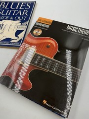 Guitar Instruction Book Lot of 3 – Hal Leonard Music Theory, Alfred Blues Guitar
