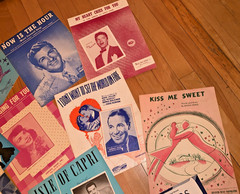 Sheet Music Lot of 19 Mid Century – Perry Como, Irving Berlin, Tommy Dorsey, etc
