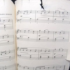 Little Red Rocking Chair Sheet Music 1942 for Piano Antique Vintage US Seller