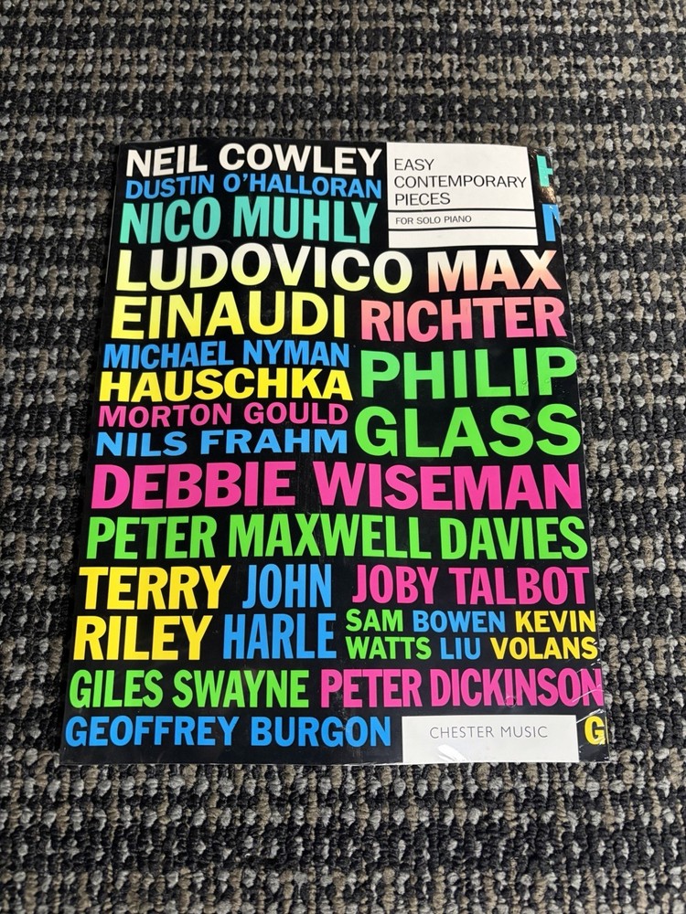 Easy Contemporary Pieces Sheet Music for Piano Solo Book 014048336