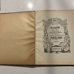 Antique Chopin&rsquo;s Waltzes Piano Forte 1884? Music Book 80 Pages Very Good