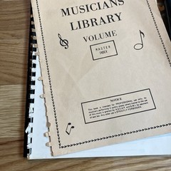 6 Volumes The Musicians Library for the Professional Musician +The Master Index