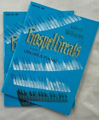 2 Copies GOSPEL GREATS for Organ and Piano Arr. by John Wilson -Duet Music Books