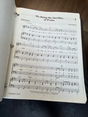 Songs For Praise And Worship | Keyboard Edition | Word Music 3 Ring 1992 Binder