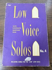Solos Gospel Sheet Music Book Low Voice 30 Pages by Lillenas Pub 1954 Ephemera