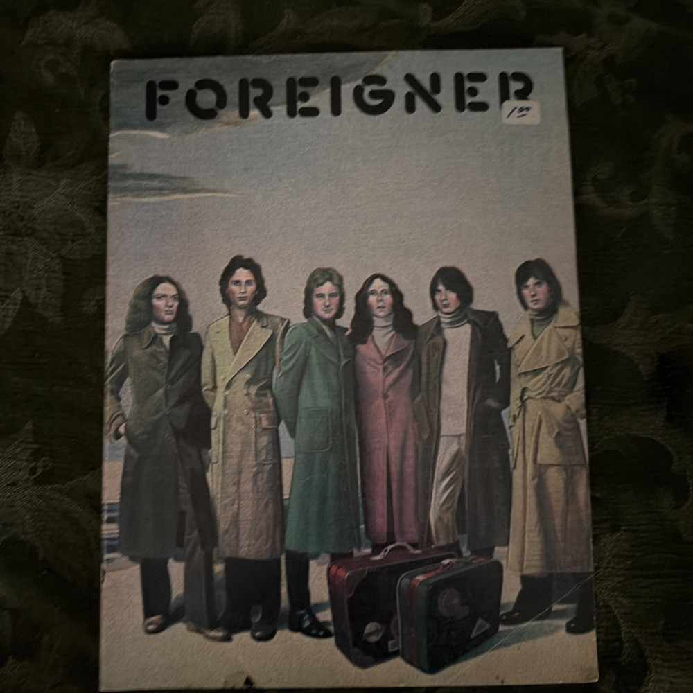 Vtg 1977 FOREIGNER Debut Album Sheet Music Songbook Warner Bros Cold As Ice Rare
