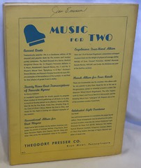 Recreational Album for Piano Duet Players Sheet Music 1937 Theodore Presser VG