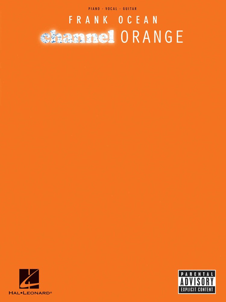 Frank Ocean Channel Orange Piano Sheet Music Lyrics 12 Pop R&B Songs Book