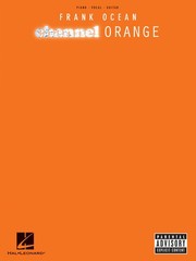 Frank Ocean Channel Orange Piano Sheet Music Lyrics 12 Pop R&B Songs Book