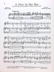 A Flea In Her Ear Sheet Music Rex Harrison Rosemary Harris 1968 Film Title Song