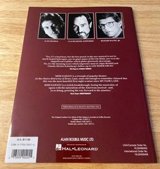 Miss Saigon – 1988 sheet music songbook song book – piano vocal