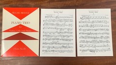 Frank Bridge Piano Trio no.2 score and parts Stainer & Bell violin cello NEW