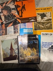 Lot Of Piano sheet Music ….lot of 9 (see pictures)