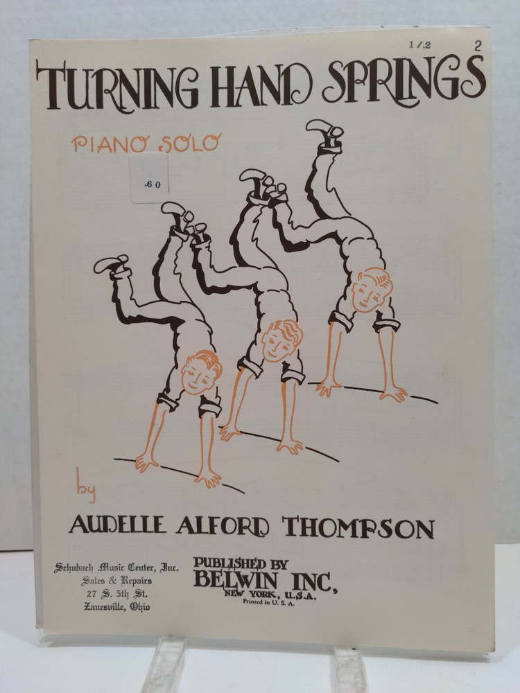 Turning Hand Spring Sheet Music Piano Solo Voice Practice Piece Teacher Kid F3AF