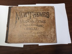 1878 New Themes & Modern Gems Albert W Berg Antique Church Organ Sheet Music