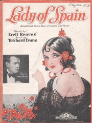 Lady of Spain by Reaves & Evans, 1931 — Vintage Sheet Music