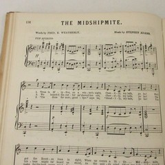 Antique Sheet Music Song Book Gems of English Songs Duets Quartets Piano Forte