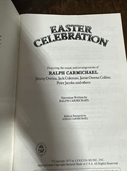 Easter Clelbration Lexicon Ralph Carmichael choir and solo