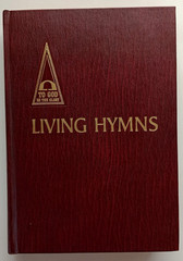 Living Hymns by Alfred B. Smith (Encore, 1984) dark red HC