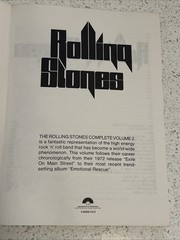 Rolling Stones Complete Vol 2 Sheet Music Song Book Piano Guitar Vocals