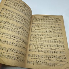 1941 Pilgrim Songs Lot of 2 Stamps-Baxter Music Printing Co. Vintage Songbooks