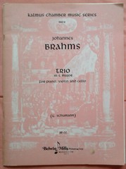 Johannes Brahms – Trio in C Major for Piano, Violin and Cello, Op. 87